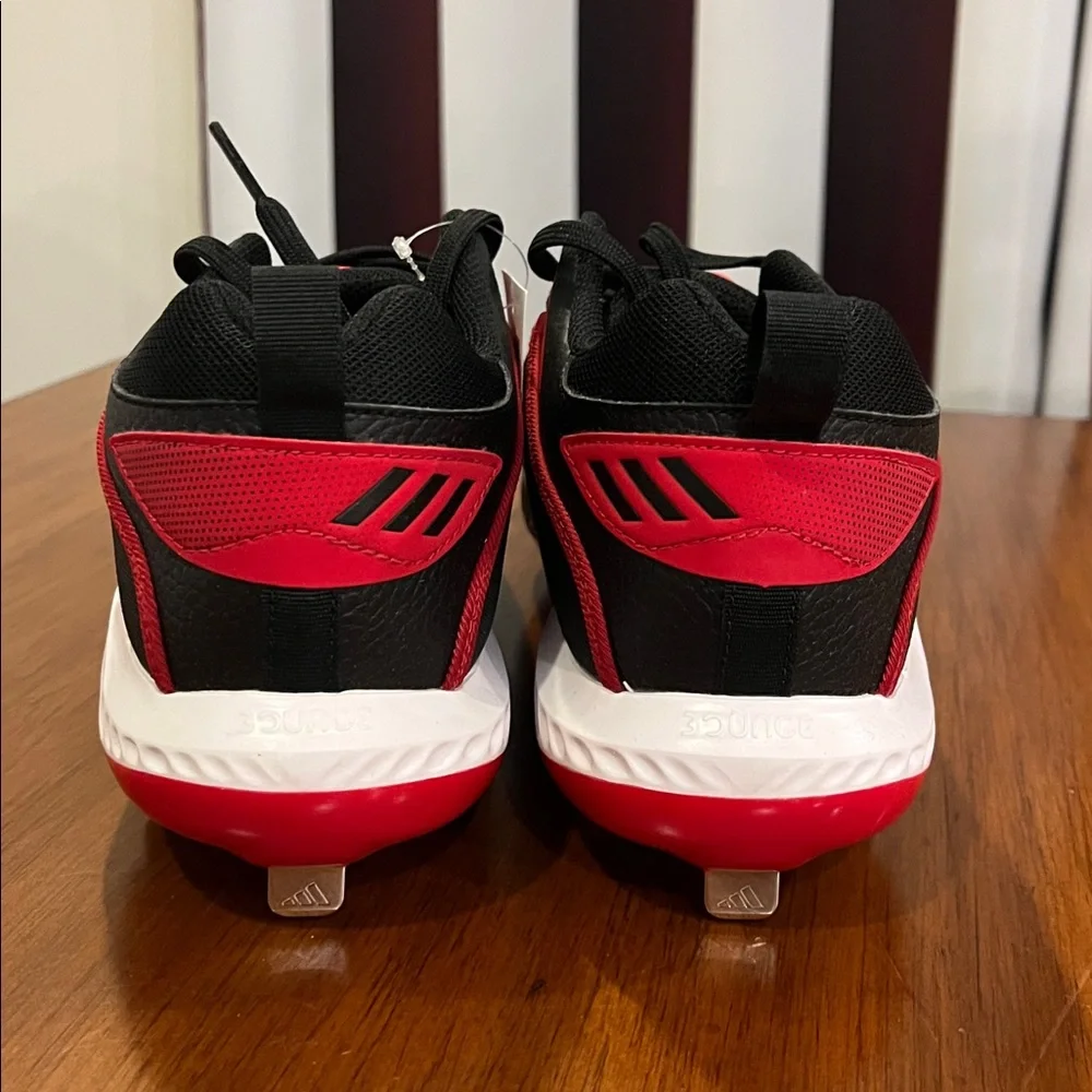 Adidas Icon 6 Bounce Baseball Cleats Shoes new white red FV9348 Men’s Size 12.5